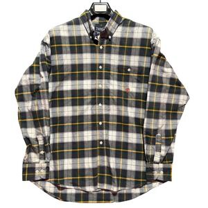 Twenty X Wrangler Shirt Mens XL Plaid Long Sleeve Button Down Mid Weight Embroid